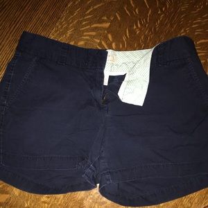 J. Crew chino shorts 4” navy size 6